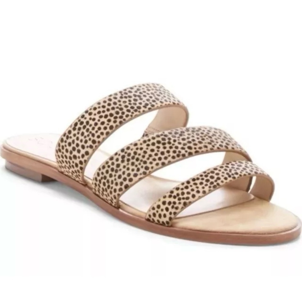NEW Sole Society Simonaa Slides Sandals Animal Print Women’s Size 9